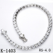 Hotsale Fashion Jewelry 925 Sterling Silver Tennis Bracelet (K-1403, K-1404, K-1405, K-1406, K-1407, K-1408)